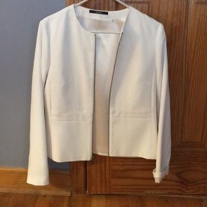Tahari zipper blazer